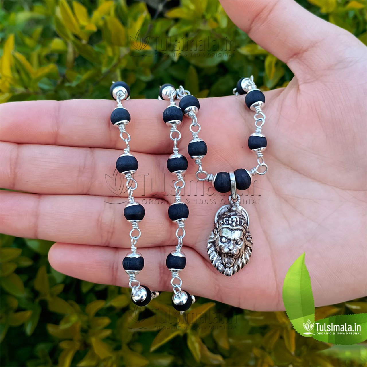 Natural Raw Holy Basil Tulsi Hand made Mala beads bracelet || Cylindrical Tulsi  Mala Bracelet || Holy Tulsi Basil Mala Bracelet || Tulsai